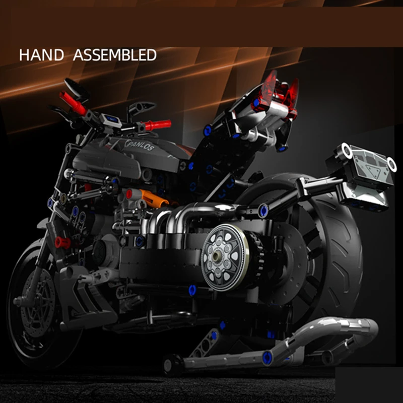 

Technical City Motorbike Creative Building Blocks Motorcycle Model Bricks Diy Educational Toys Children's Birthday Boys Gifts
