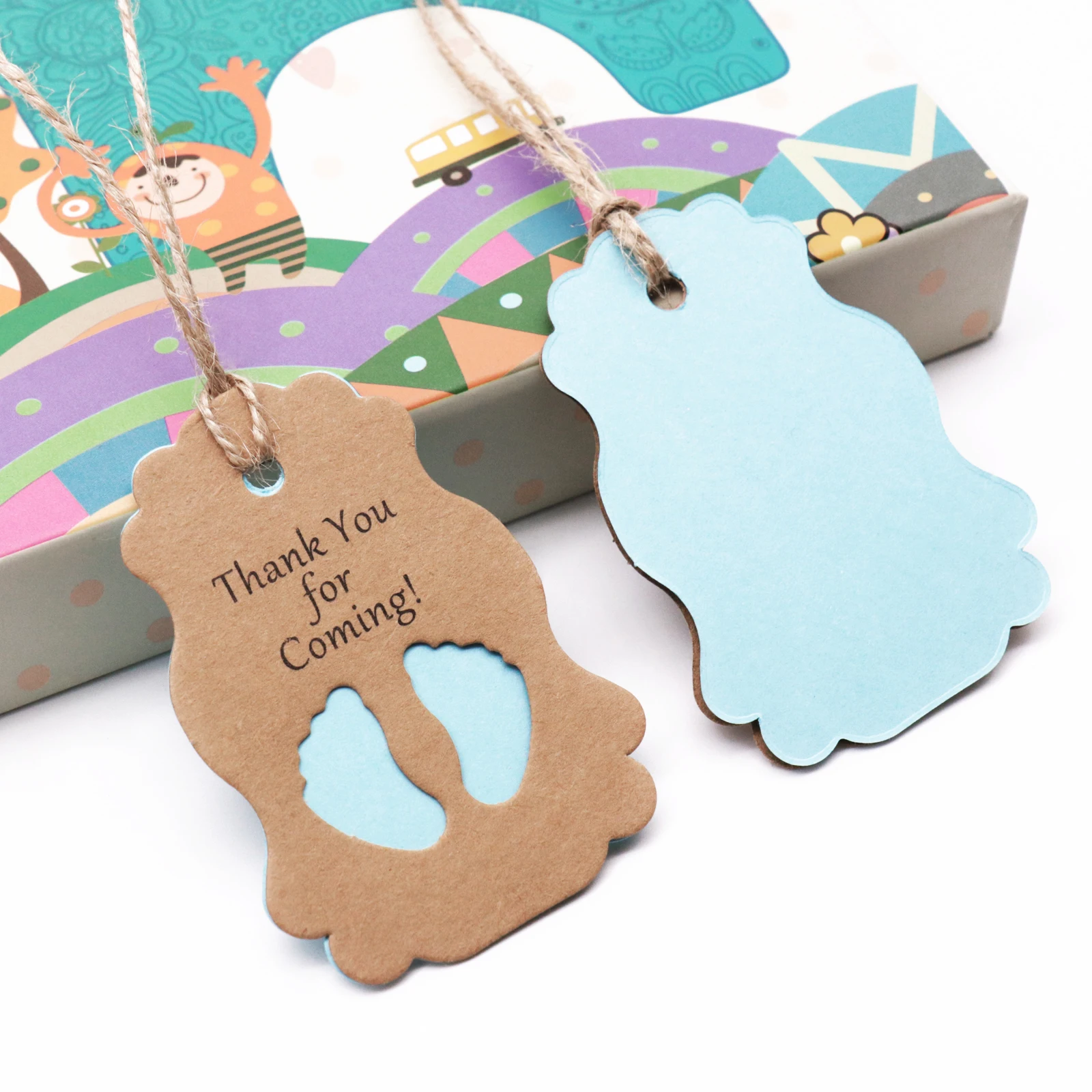 50 шт. ярлыки из крафт бумаги для детей|Украшения своими руками вечеринки| |