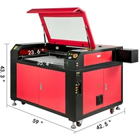 ruida controller 100w co2 laser engraving cutting machine 900x600mm usb engraver cutter