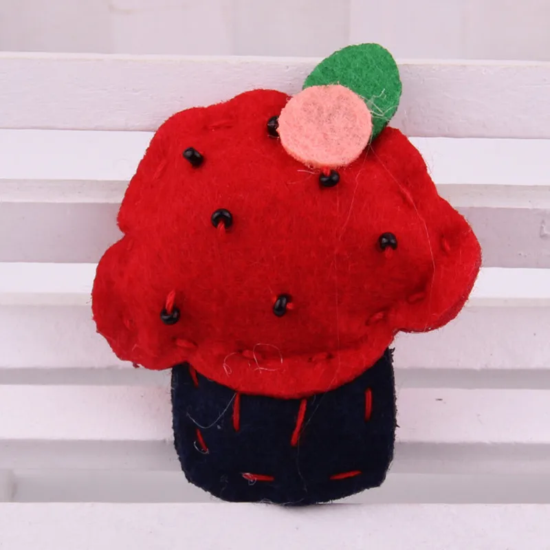 Детская искусственная Милая шерстяная ткань Ручное шитье штуцер тип мороженого