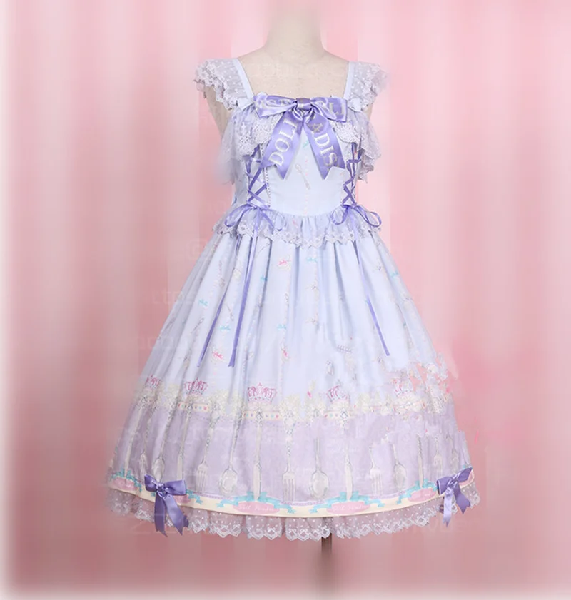 Женское винтажное платье принцессы готическое с высокой талией и принтом в стиле