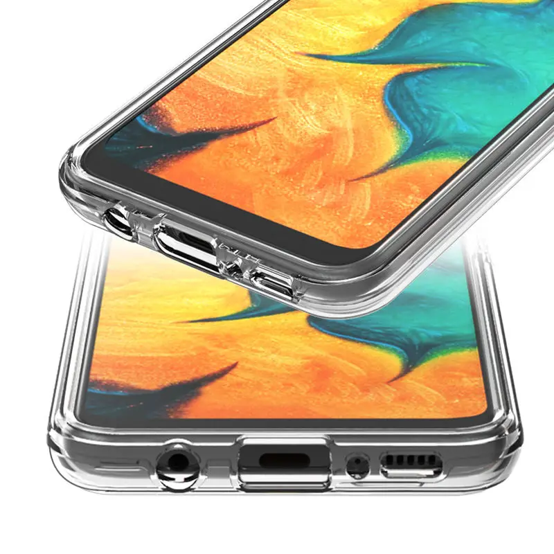 Прозрачный силиконовый чехол для Samsung Galaxy M30 Роскошный Жесткий накладка из