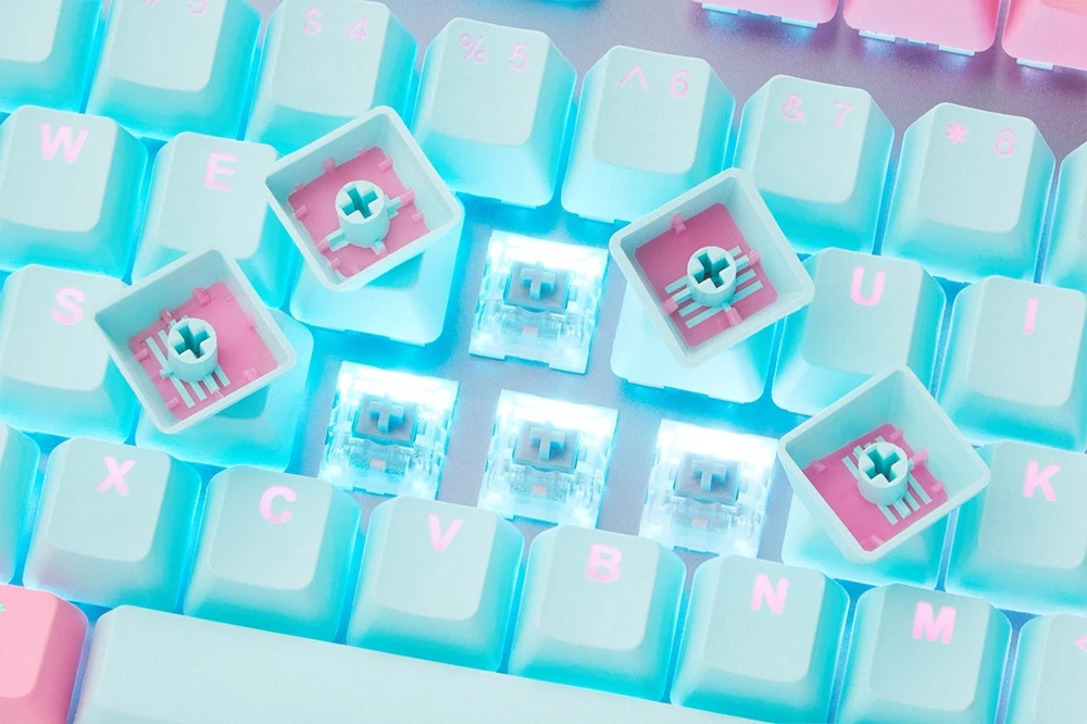 Taihao pbt двойные колпачки для клавиш самостоятельной сборки игровая механическая