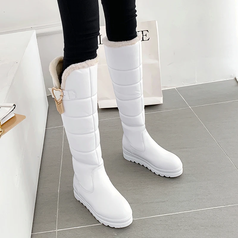 Новинка 2021 зимние водонепроницаемые сапоги женские удобные теплые на плоской