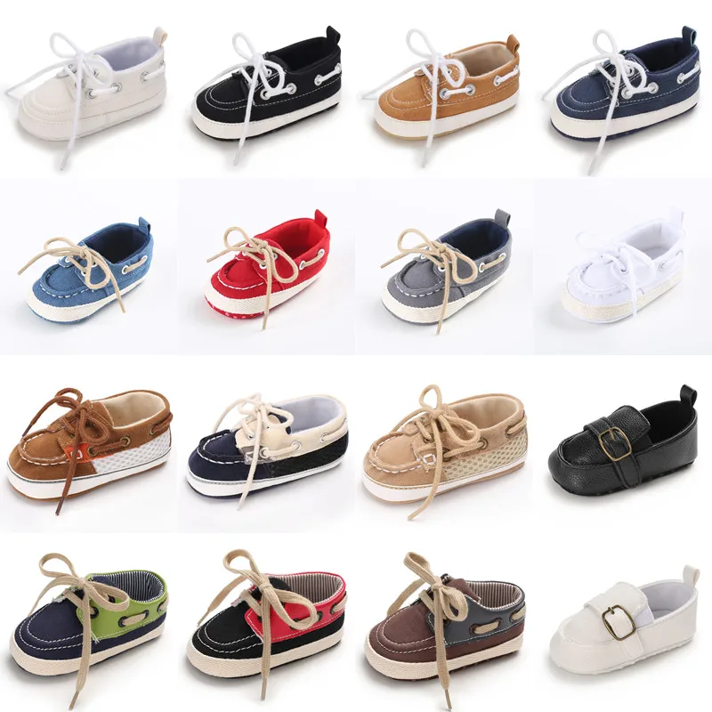 Newborn Toddler Shoes Pre-walker Classical Sports Soft Botto
