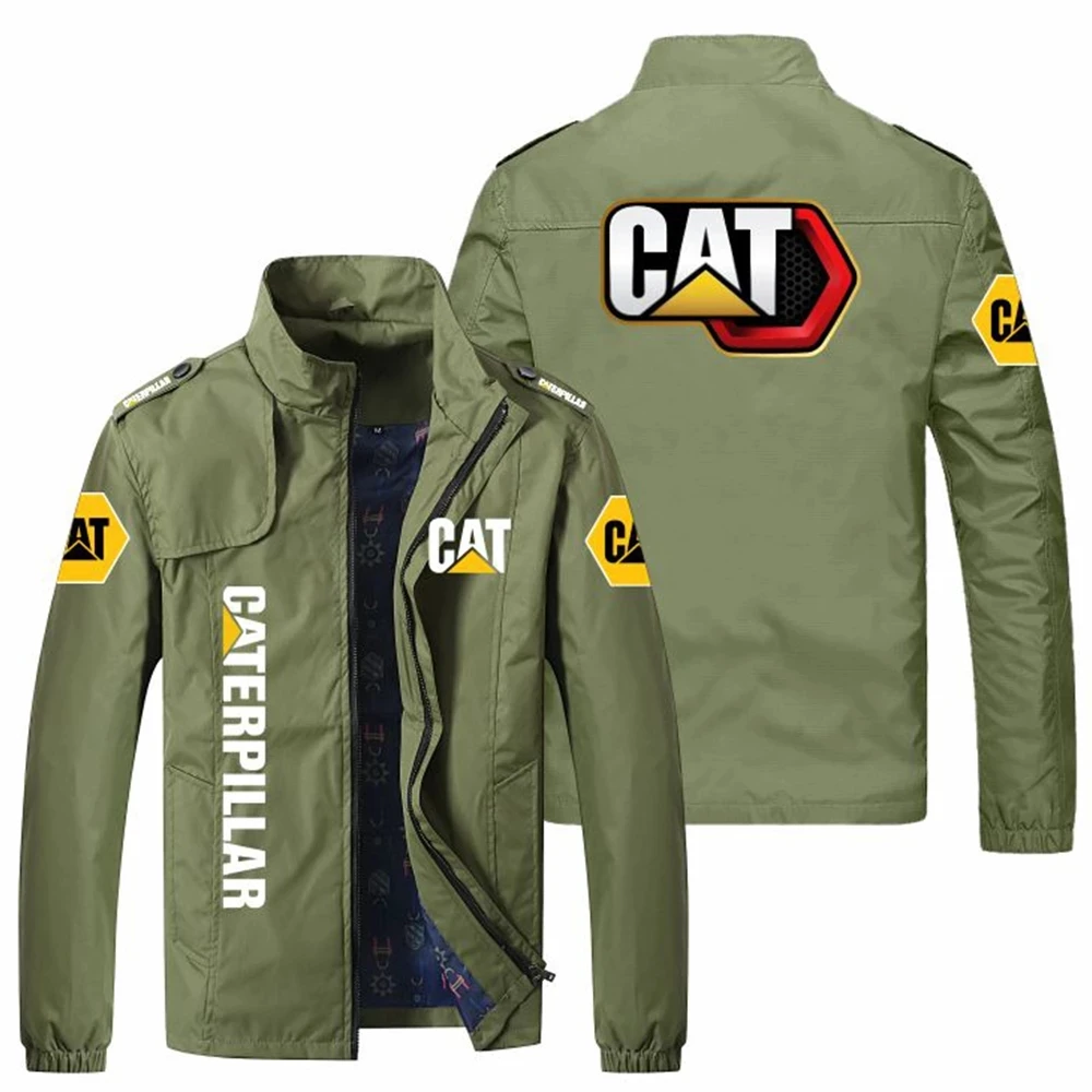 

Boutique Men's Jacket Brand Logo Spring and Autumn Zipper Cardigan Slim Coat Men's Coat L-6XL