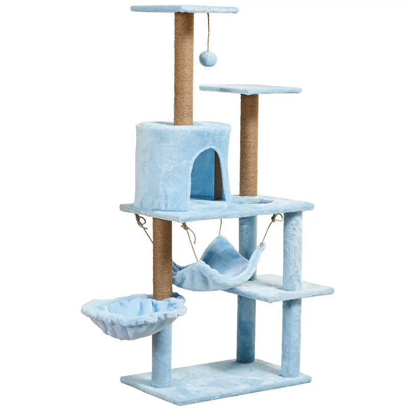 Мягкий домик для кошек подъемная рама гамак подстилка деревьев усиленная