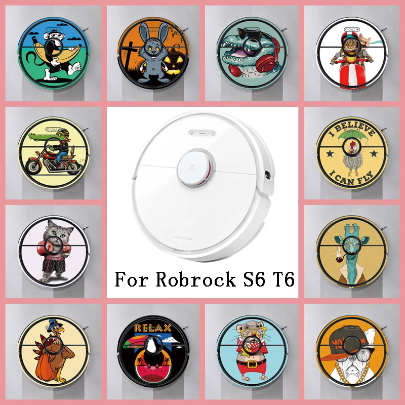 Пользовательская наклейка на пылесос Roborock для роботов-пылесосов Виниловая с