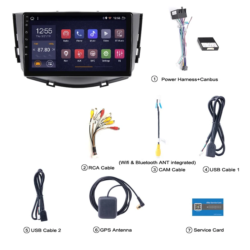 2G Оперативная память 32G Встроенная Android автомобильный DVD GPS Мультимедийный