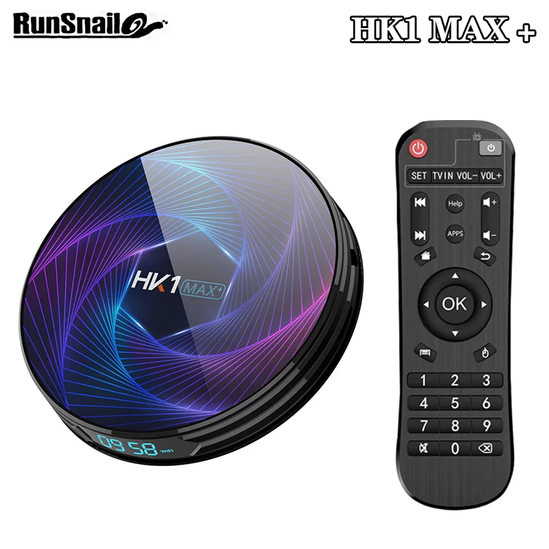HK1MAX + Восьмиядерный Android 9 0 Смарт ТВ приставка 4 Гб RK3368 PRO HK1 MAX Plus 1080P H.265 2 4G/5G Wifi BT 1000M |