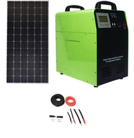 portable home solar generator system 200w 300w portable solar kit 200w 300w dc solar kit complete 500w 1kw 2kw