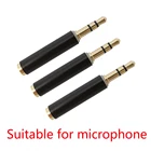 510 шт. 3,5 мм 3-полюсный на 4-полюсный стерео аудио преобразователь соединитель TRS штекер на гнездо TRRS аудио разъем адаптер для микрофона