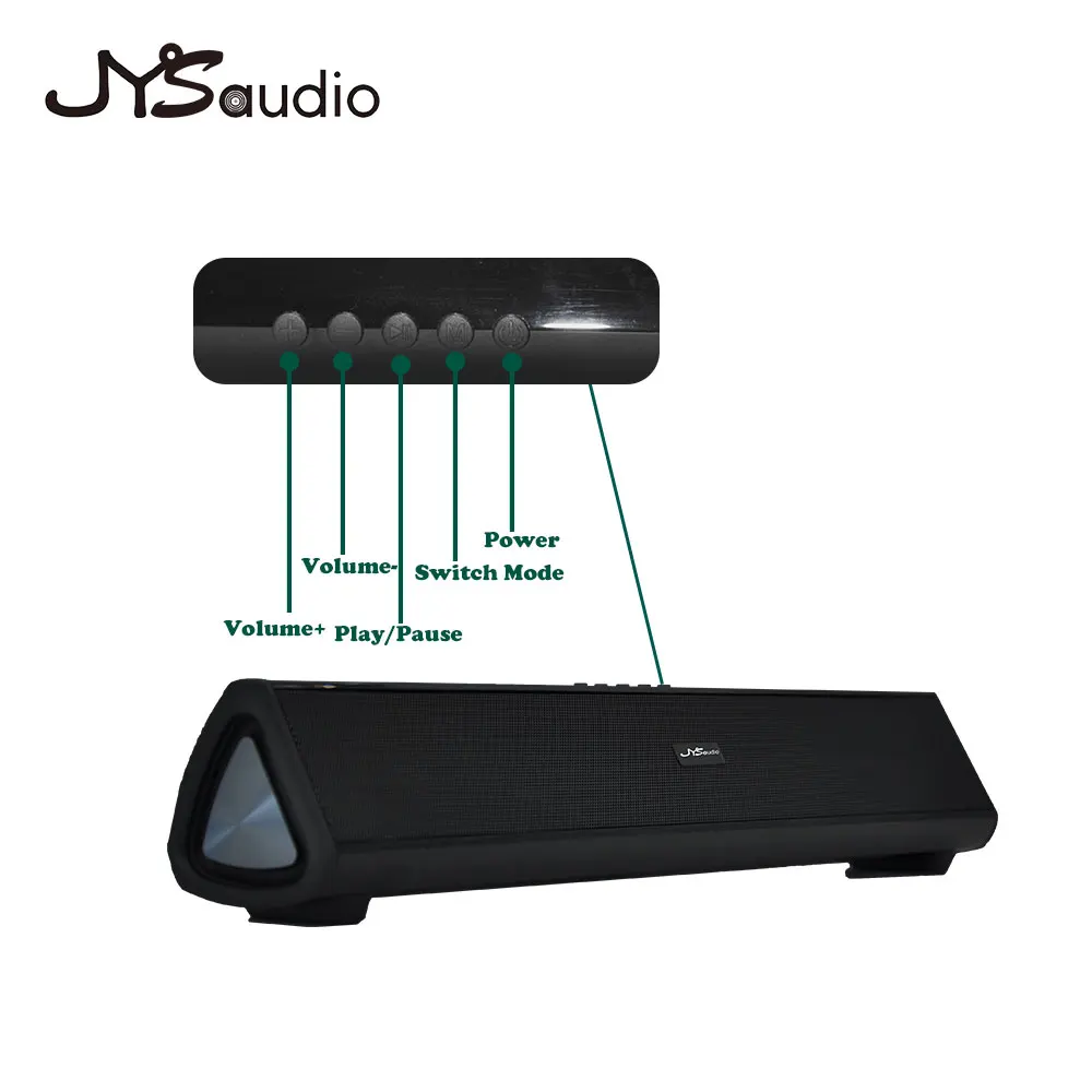 Беспроводная звуковая панель 20 Вт со встроенным аккумулятором Саундбар для