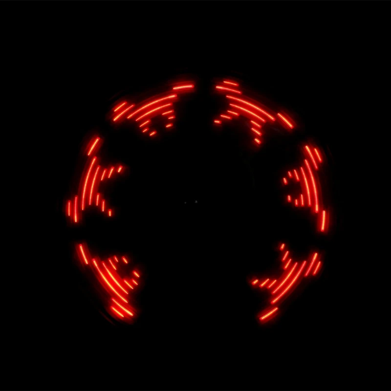 Портативный ручной мини светодиодный вентилятор с мигающим светом Супер