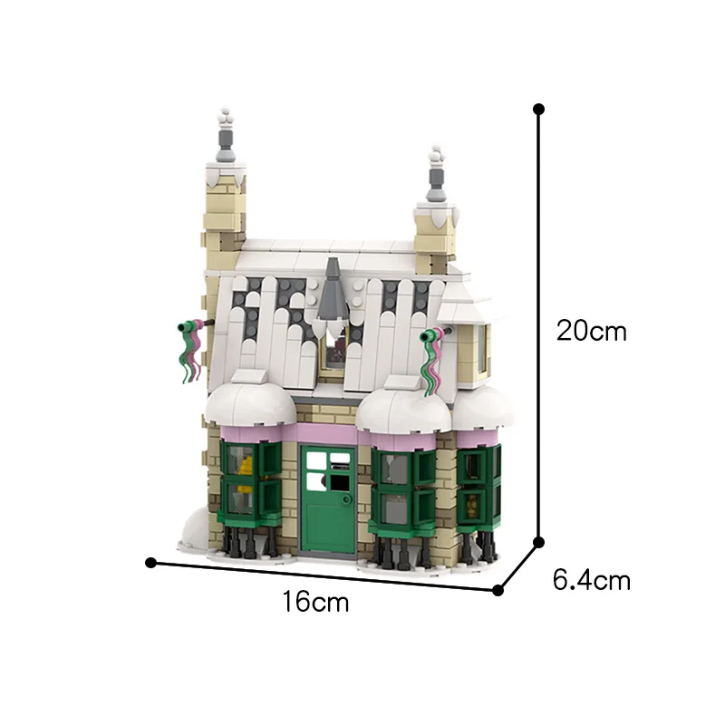 

Buildmoc Friends For Girl House non-Muggle Village Honey Duke Sweet Shop Magic World Candy House City Building Blocks Girls Toys