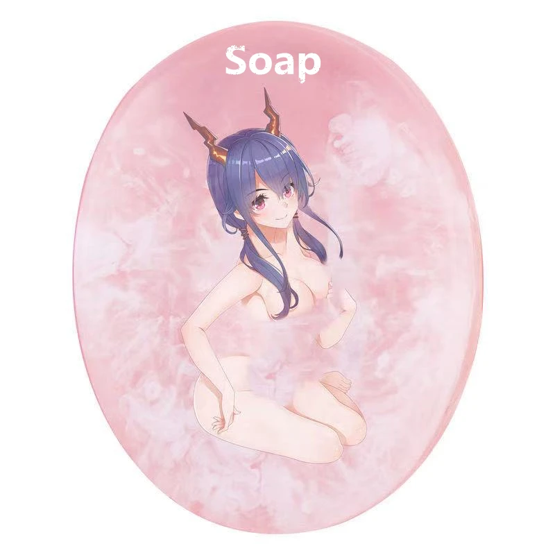 

Discolor Color Changeable Hot Towel Anime Soap with Gift To Girlfriend Girl Handmade Birthday Pink Secret Hand Bath Bathroom Set