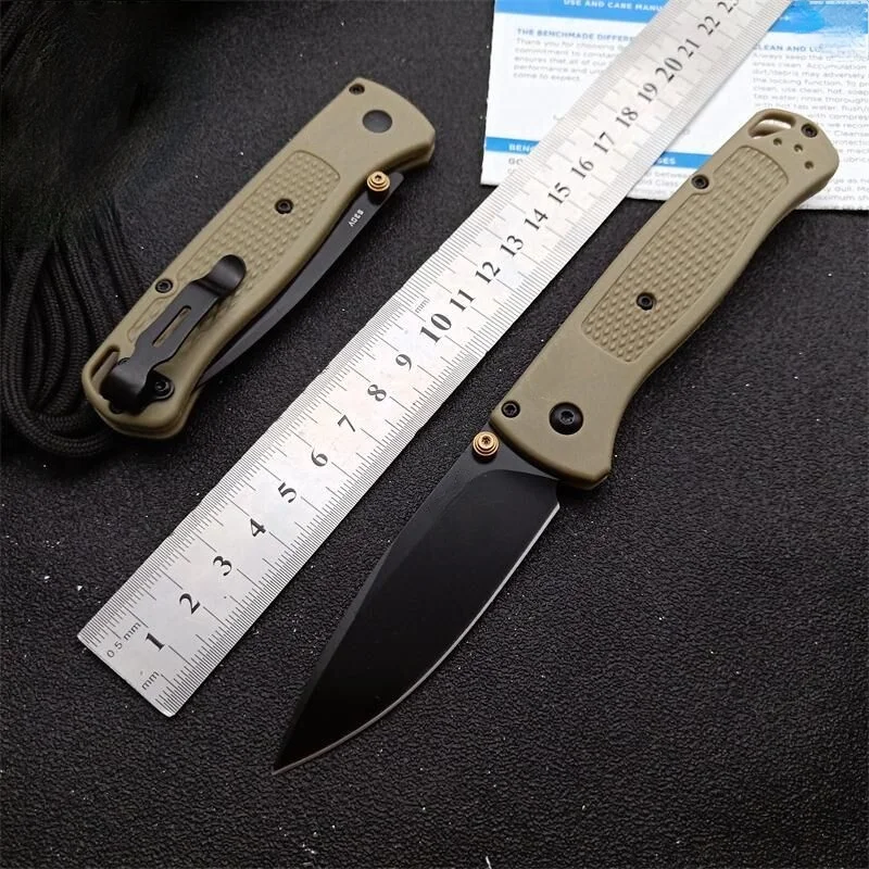 535 Folding Knife 440C Blade Nylon Fiberglass Handle Camping Hunting Pocket Outdoor EDC Tool Utility Knives | Инструменты
