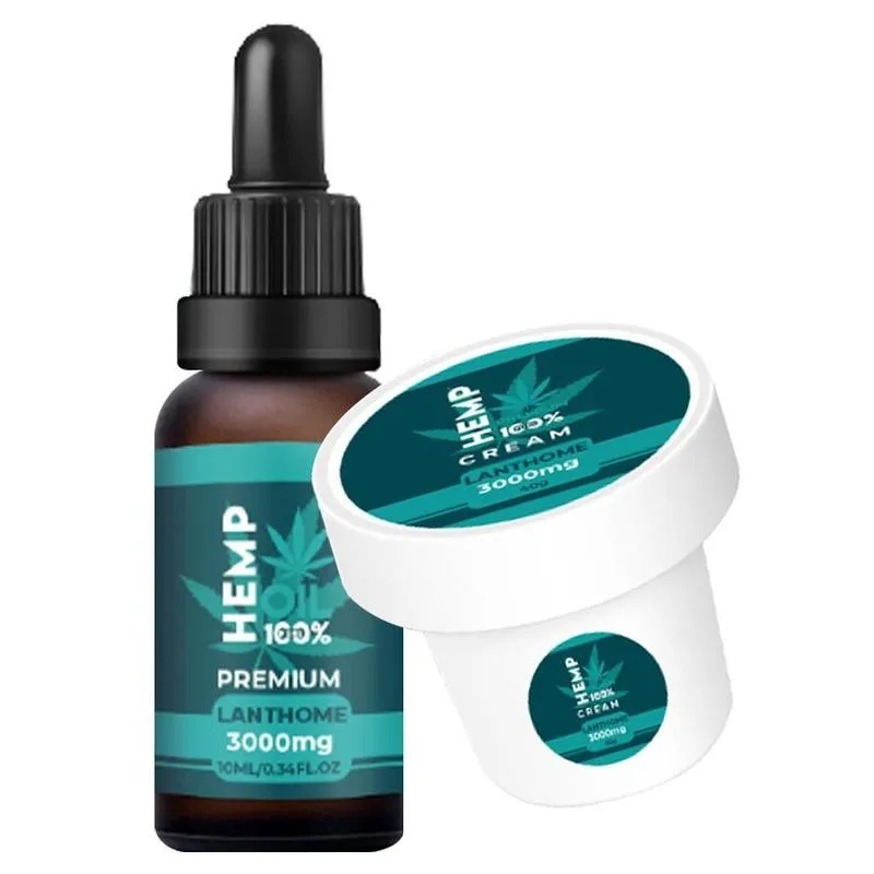 

2pcs Hemp Seed Oil Skin Care Body Massage Essential Oil Moisturizing Soothing Cream Daily Skin Care