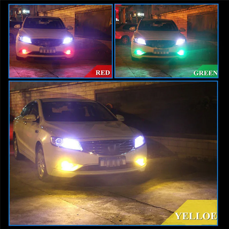 2 шт. Автомобильные светодиодные лампы для чтения T10 12SMD 5050 RGB | Автомобили и
