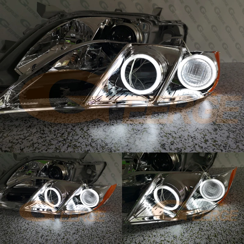Для Toyota Camry XV40 pre-facelift 2006 2007 2008 2009 отличное Ультра яркое освещение CCFL ангельские глазки комплект Halo Кольцо