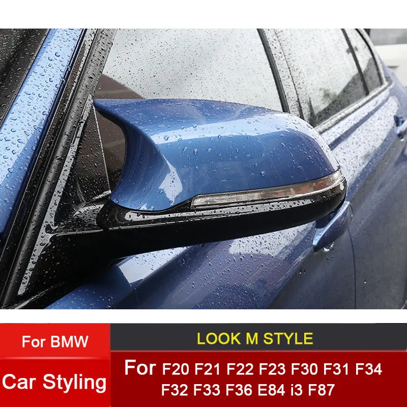 Сменные зеркальные крышки в сборе из углеродного волокна колпачки для BMW 1 2 3 4