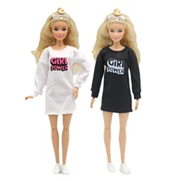 fashion one piece oversize tops for barbie blyth 16 30cm mh cd fr sd kurhn bjd doll clothes accessories