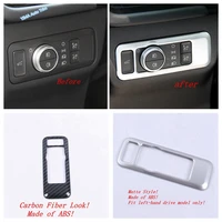 2 colors interior refit kit for ford escape kuga 2020 2022 head light lamp adjust button instrument switch panel cover trim