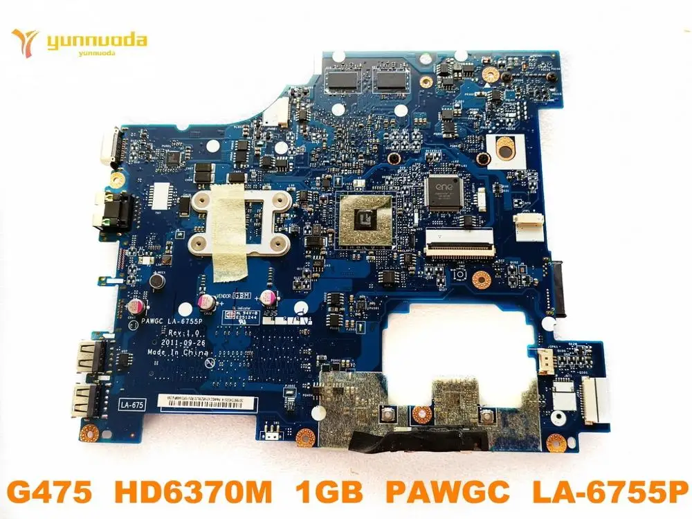 Оригинальный Для Lenovo G475 Материнская плата ноутбука HD6370M 1 ГБ PAWGC LA 6755P испытанное