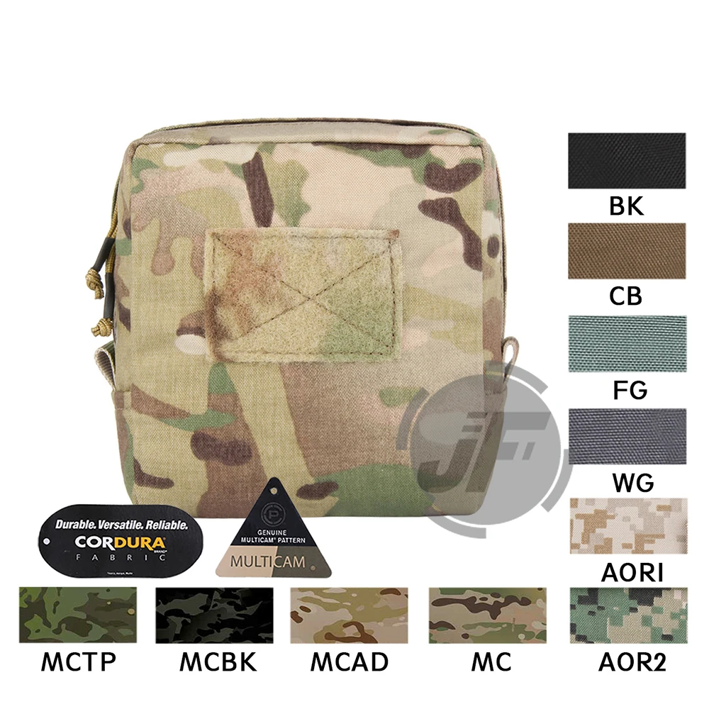 

Emersongear Tactical Admin Pouch MOLLE Utility Pouch Accessories Storage Bag 7" x 7" Emerson Medical Tool Organizer Multicam