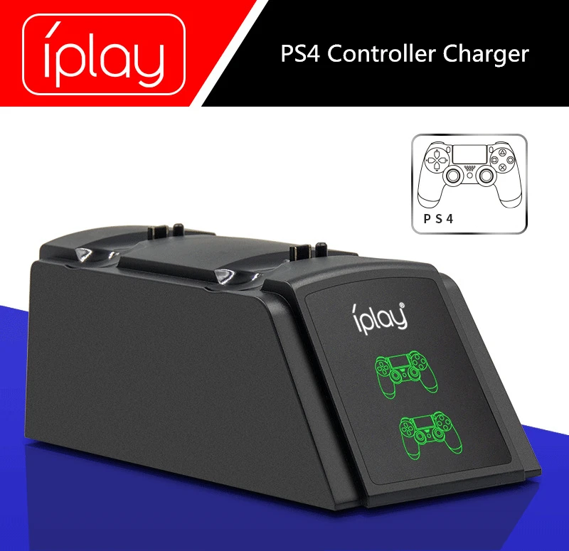 PS4 контроллер зарядное устройство двойной 4 контроллер usb зарядная станция Док-станция для Sony Playstation4/PS4/PS4 Slim/PS4 Pro