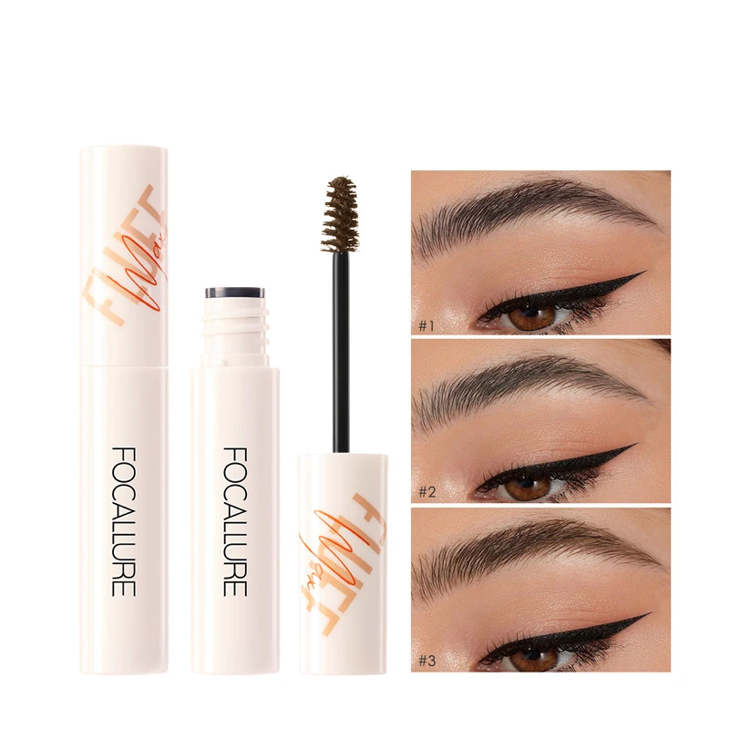 

FLUFFMAX TINTED Eyebrow Gel with Brush Waterproof Eyebrow Enhancers Long-lasting Shape Gel Filling Brows Makeup