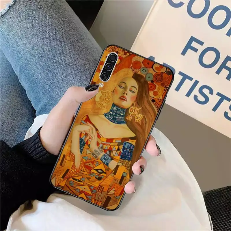 

Gustav Klimt Kiss retro art Phone Case For Samsung galaxy S 9 10 20 A 10 21 30 31 40 50 51 71 s note 20 j 4 2018 plus