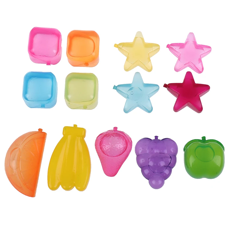 20pcs Star Shaped Creative Ice Cube Outdoor Plastic Reusable Multicolour Stone Party Physical Cooling Bar Tool | Дом и сад