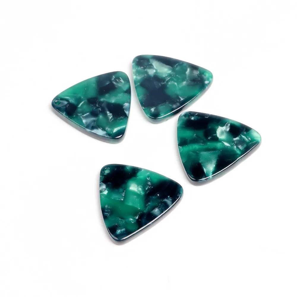 Tortoise Shell Earring Charms,Acetate Stick Charms,Triangle Shaped pendant,Triangle Shaped Earrings Part, 22mm x 24mm,ACE202