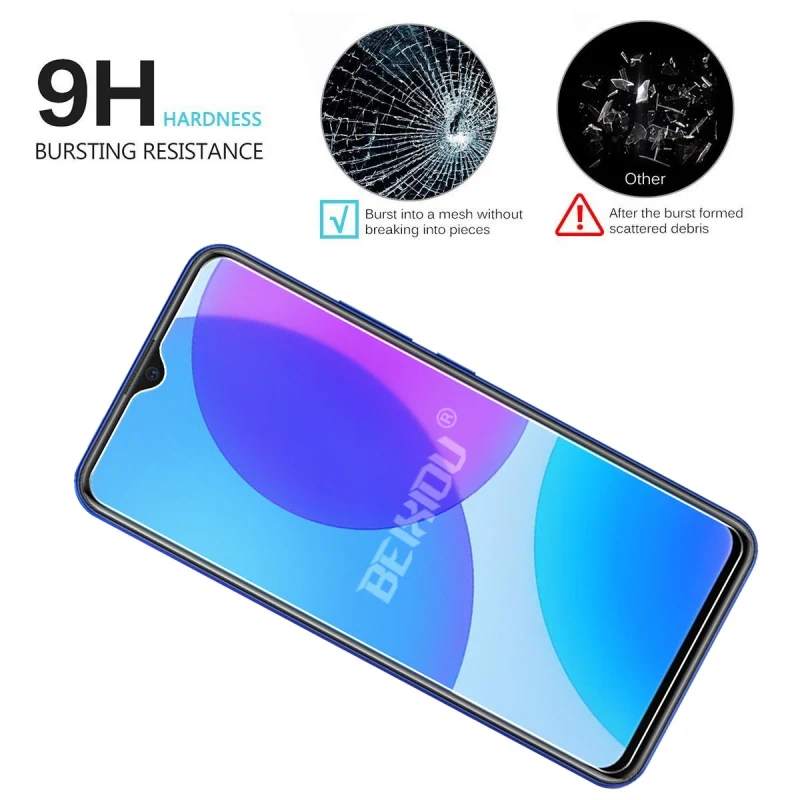 2 шт Полное закаленное стекло для vivo U3 защита экрана 2.5D 9h защитная пленка|Защитные