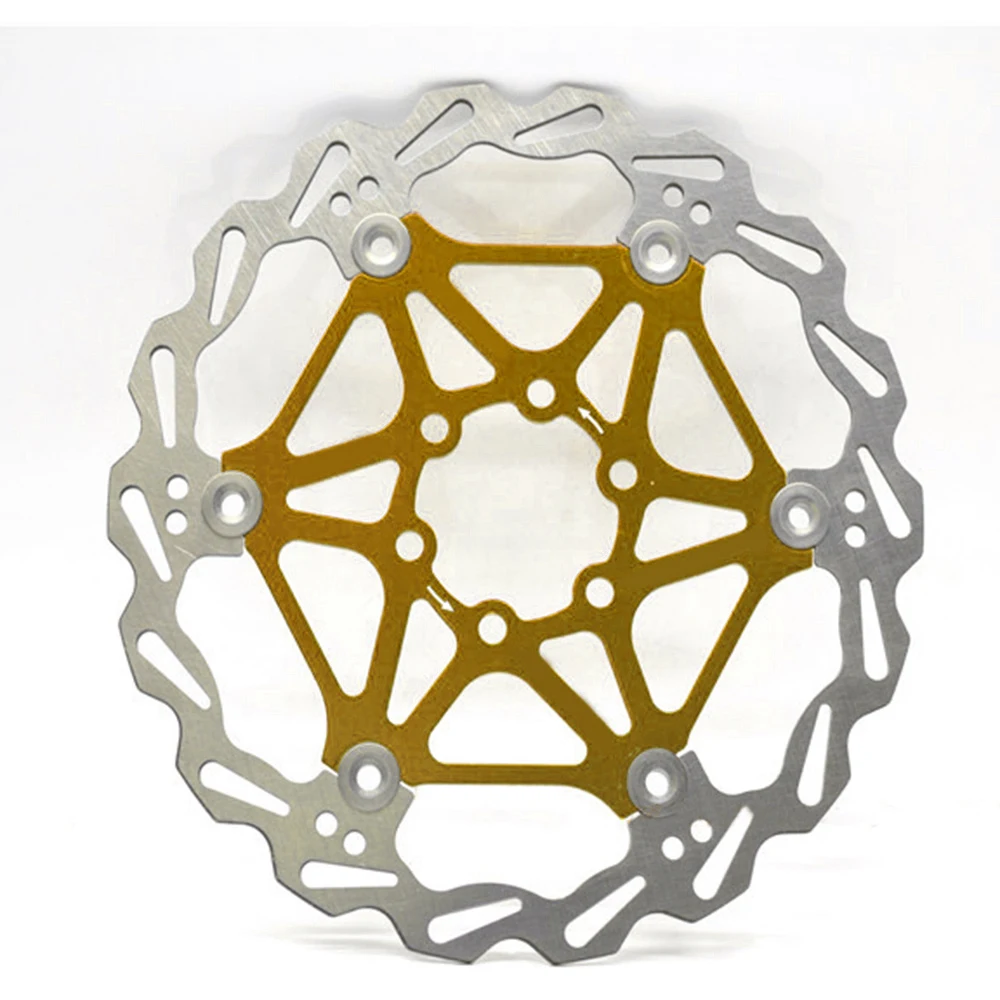 

Bicycle Ultralight Brake Mountain Bike Cycling Brake Rotor Strong Heat Dissipation Floating Rotor 160mm MTB Disc Brake Pad