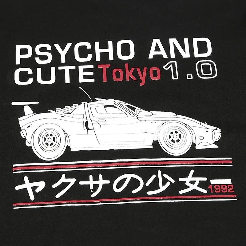 Женская футболка Goth черная облегающая с длинным рукавом и принтом в виде букв В