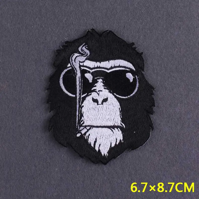 Патчи сделай сам с изображением собаки и лисы вышитые патчи на одежду наклейки в