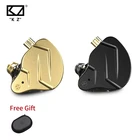 KZ ZSN Pro X металлические наушники 1BA + 1DD гибридные технологии HIFI басовые наушники-вкладыши Наушники-вкладыши Спортивная шумоподавляющая гарнитура