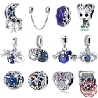 Лидер продаж, бусины-шармы plata of ley из стерлингового серебра 925 пробы для изготовления женских Модных шармов, подходят для оригинальных браслетов Pandora, ювелирные изделия для рукоделия