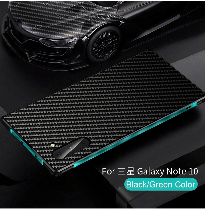 Тонкий чехол из углеродистой Металлической Рамки для Samsung Galaxy S8 S9 S10 Plus S10 E устойчивый к царапинам Прочный чехол для Galaxy Note8 9 10 Plus