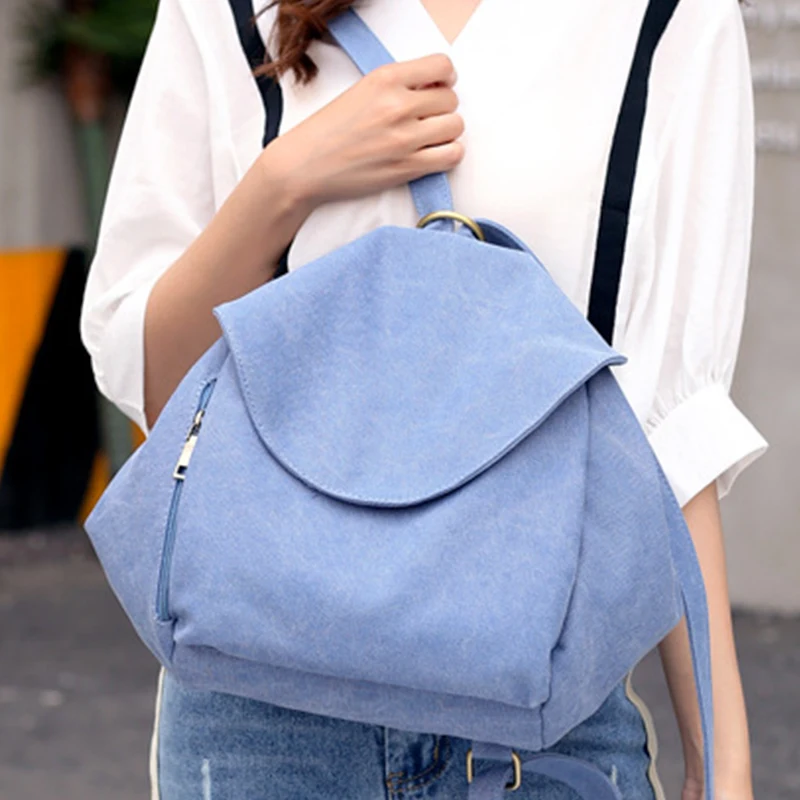 Холщовая Сумка для женщин модный студенческий рюкзак повседневные холщовые