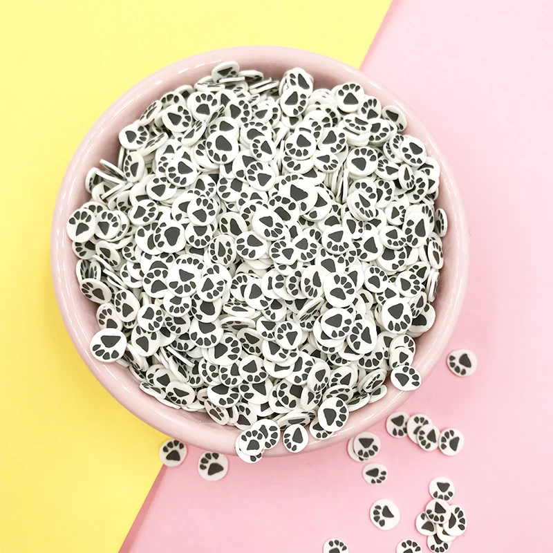 100g Медвежья Лапа ломтики посыпка для Ремесла поставок Игрушка полимерная глина