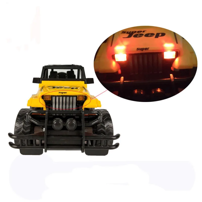 Супер большой Радиоуправляемый автомобиль 1:24 дорожный внедорожник Джип 1/16