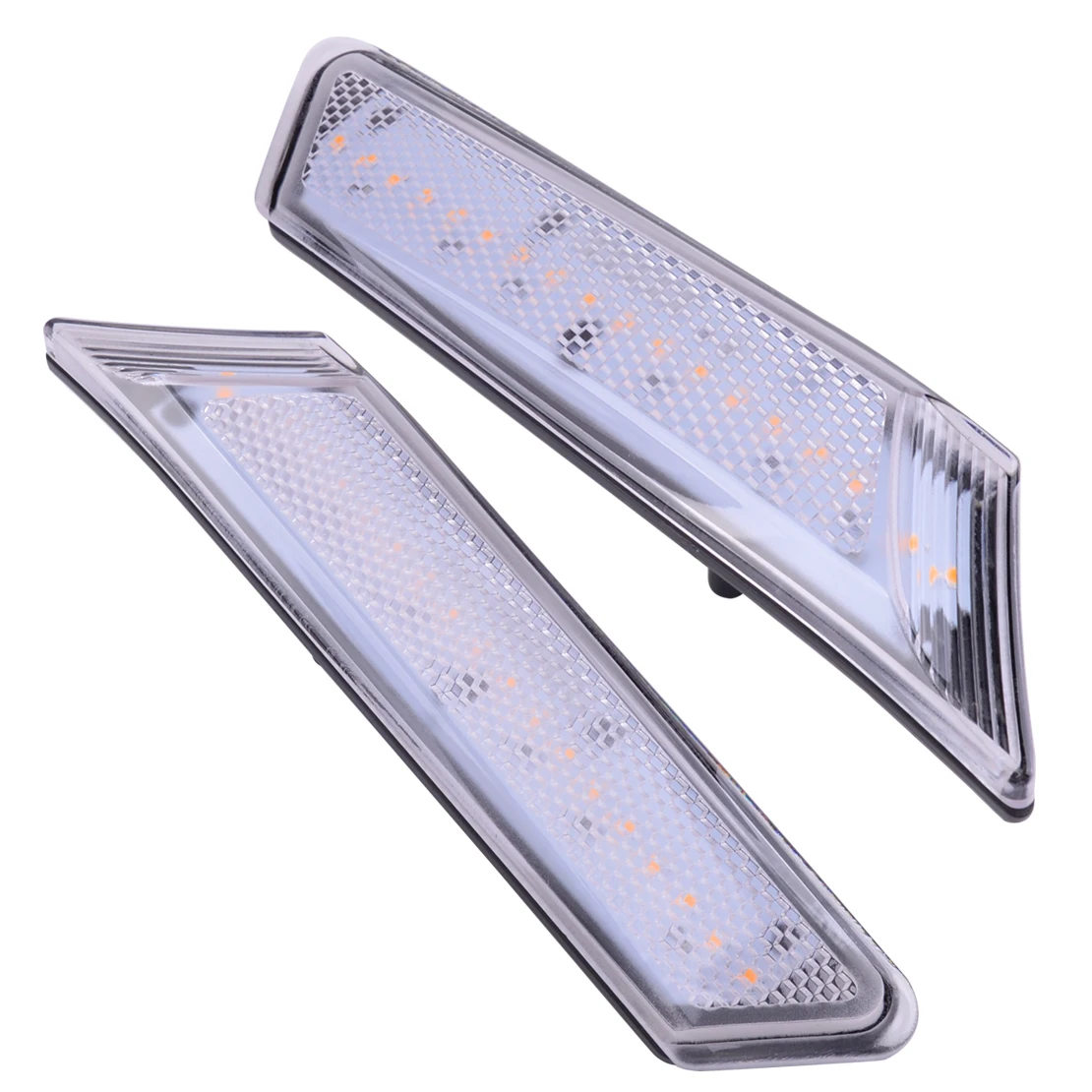 

2pcs 12V 997631034 Clear Lens LED Side Marker Indicator Light Lamp Fit For Porsche 911 997 987 Cayman 99763103301 997631033