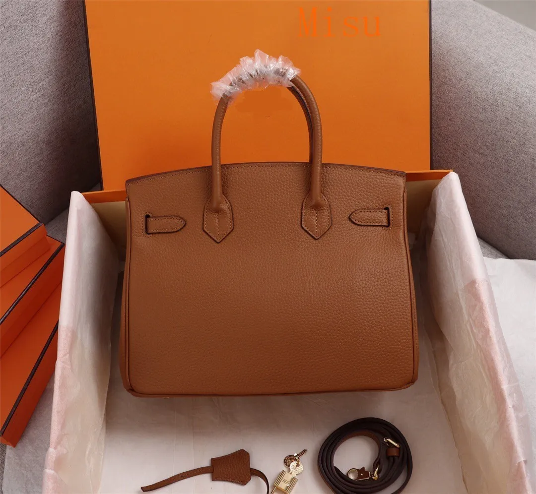 

2021 Luxury Brand Original Quality Tote Bag Handbags For Women Classic Real Leather Shoulder Bags Message Bag Crossbod Purse