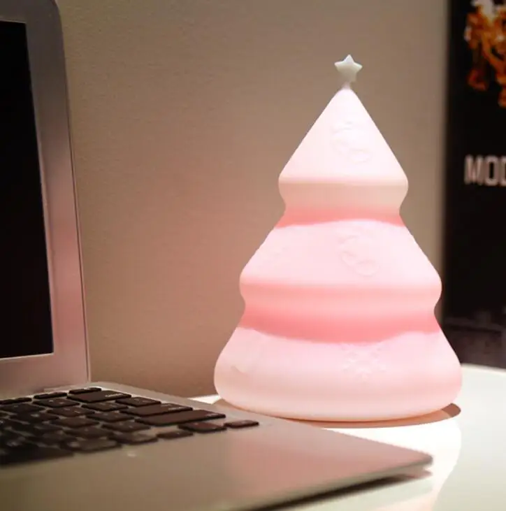 

Holiday gift led creative atmosphere colorful night light USB charging decorative light