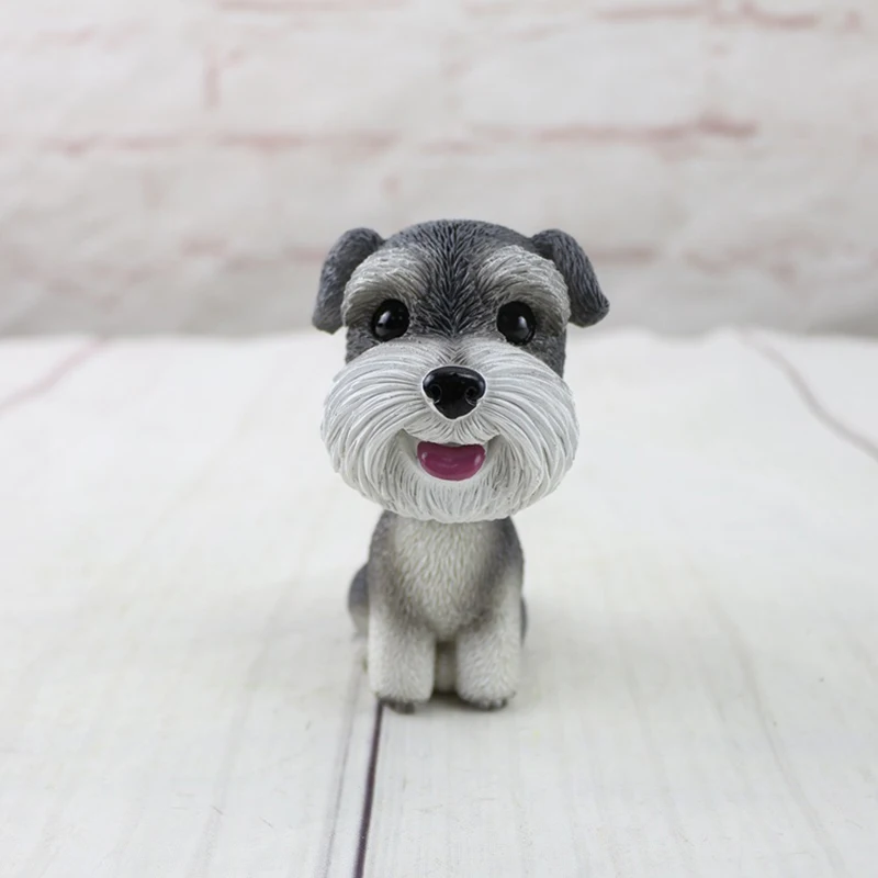 

Car Interior Animation Mini Doll Schnauzer Office Decorations Home Decorations Shaking His Head Decorations Creative Decorations