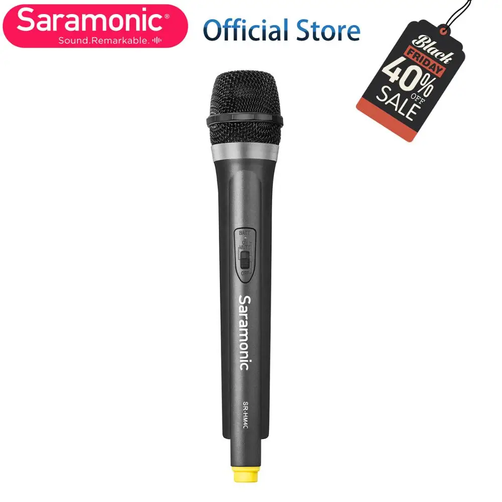 Saramonic SR-HM4C 4-канальный Беспроводной портативный микрофон с интегрированным передатчиком для SR-WM4C Беспроводной Системы интервью