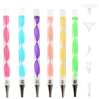 5d diamond painting pen crystal point drills pen handmade tools with metal point drill heads multi placer pen tip accessories